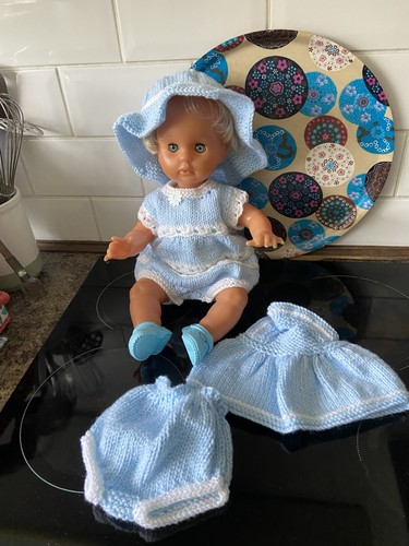 New knitted dolls clothes - knitted,