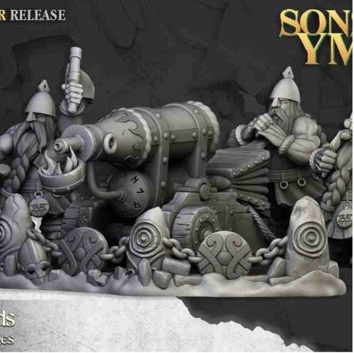 Dwarf flame cannon artillery - flame,
