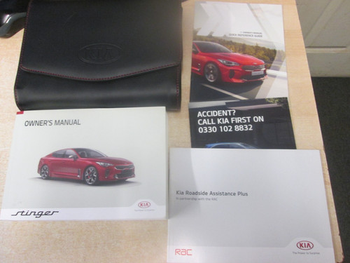 Kia stinger owners manual - kia,