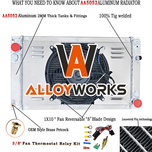 Rows radiator shroud fan - 3,