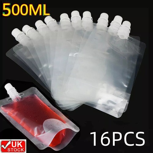 16x 500ml stand reusable - stand, up