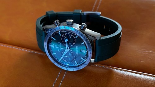 Parnis green dial vk64 - green,