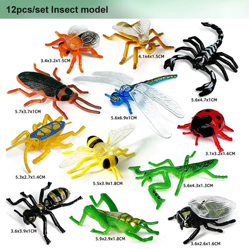 12pcs wild insect animals - insect,