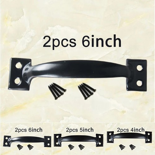 2pcs door handle 8pcs screws - handle+8pcs,