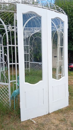 Victorian french doors - , pine