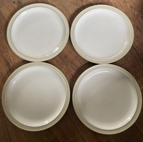 Denby linen dinner plates - linen,