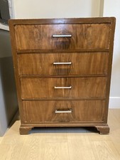 Chest of Drawers Walnut Veneer