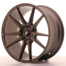 Japan Racing JR21 Alloy Wheel 18x8.5 - 5x100 / 5x114.3 - ET35 - Matt Bronze
