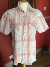 Tom Wolfe short sleeve checked