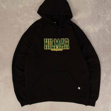 Russell Athletic Vintage Hilmar Yellowjackets Hoodie XL Men's Washed Black 