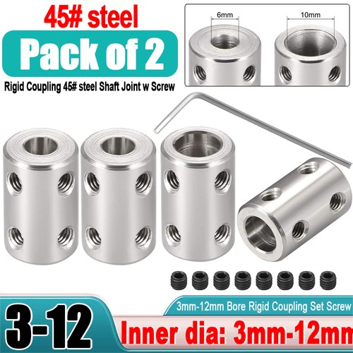 3mm 12mm bore rigid coupling - 3mm,