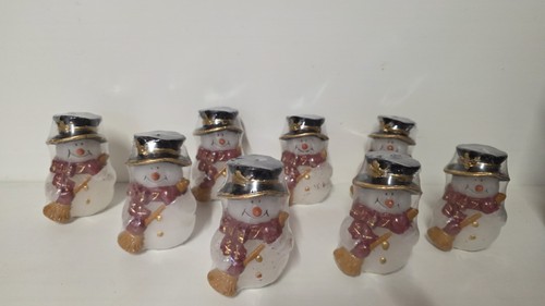 Christmas snowman wax candle - snowman,