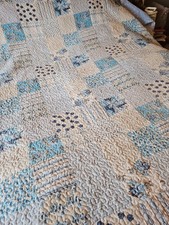 Kingsize Blue & White Lightly