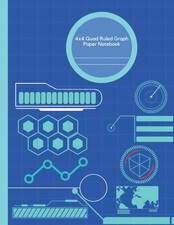 Graph Paper 4x4 Quad Ruled