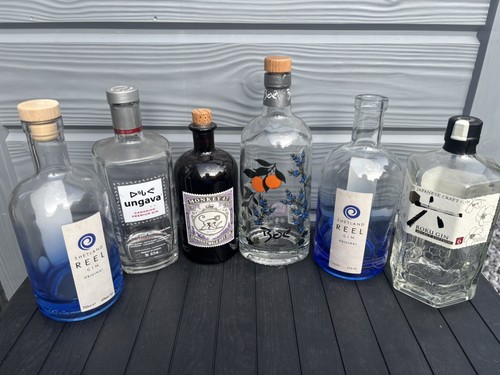Empty gin bottle - bottle, vgc