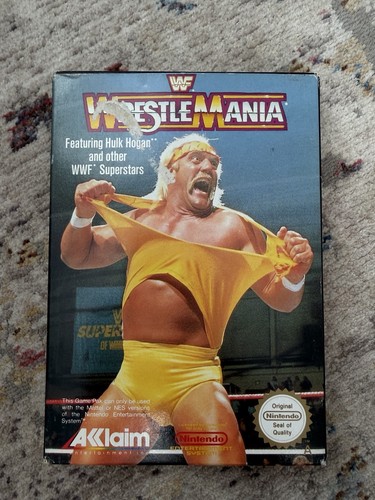 Wrestlemania nes boxed ukv pal - ukv,