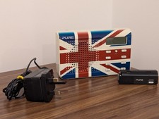 Pure One Mi DAB FM British Flag Portable Mini Radio Union Jack Blue Red White