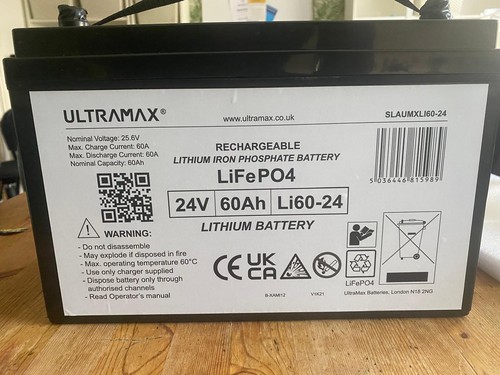 Ultramax lifepo4 battery 24v - ultramax,