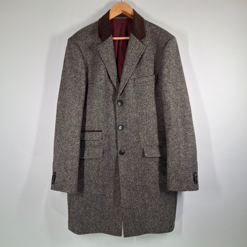 Luxury moon tweed overcoat - luxury,