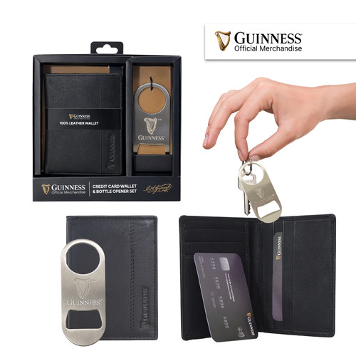 Guinness leather wallet gift - guinness®,