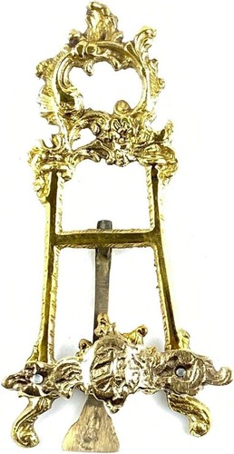 Solid brass picture display - solid, 6"picture