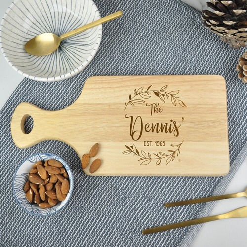 Personalised wooden paddle - personalised,