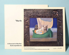 1983 Peter Blake Owl & the Pussycat SIGNED Print Souvenir from Tate Exhibit