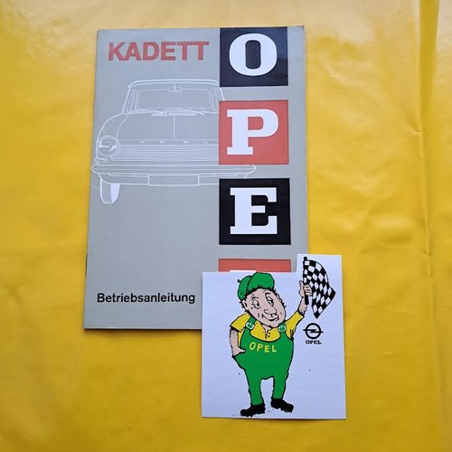 Opel kadett 1965 operating - a,