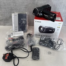Canon Legria HF M307 Handheld High Definition Camcorder BOXED Tested - excellent