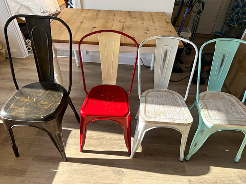 Tolix style metal dining - metal,