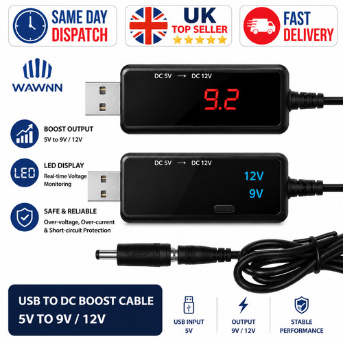 9v 12v usb - to, boost