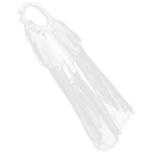 Flower girl veils two layers - girl,