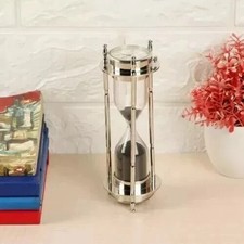 Sand timer hourglass brass - timer,