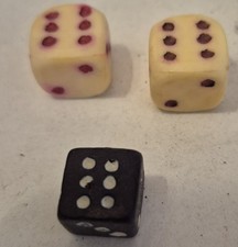 Antique Dice Pair Of 18th Cent