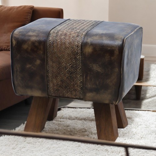 Vintage brown tan leather - tan,