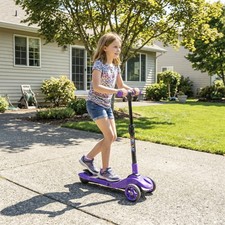 Foldable electric scooter - electric, with