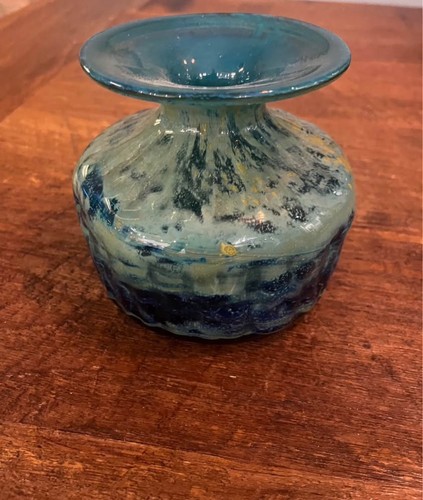 Mdina art glass vase - mdina,