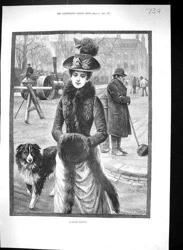 Old 1889 frosty morning - old,