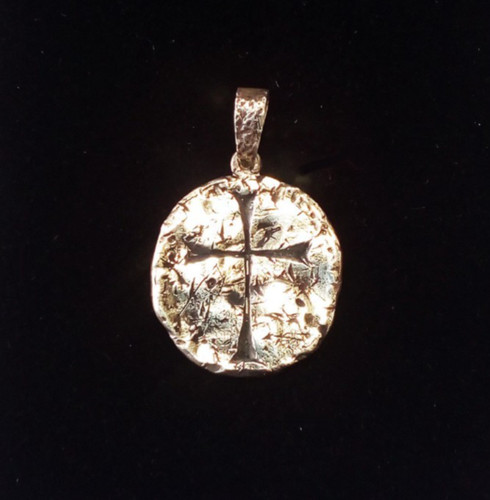 Cross pendant sterling silver - pendant,