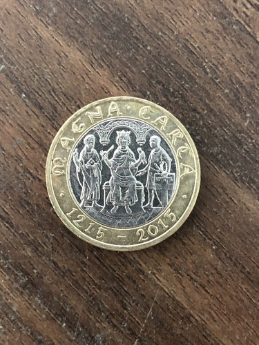 2015 magna carta two pound - 2015, £2