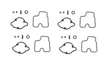 4x Carb Carburettor Repair Kit For Honda CBR 900 RR Fireblade (918cc) 1998