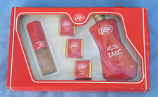 VINTAGE RARE ALFIE GIFT SET EAU DE TOILETTE BATH CUBES TALC 1970S