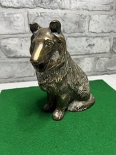 Vintage Brass Dog , Heavy