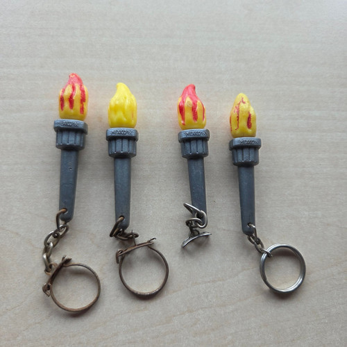 Vintage olympic torch flame - torch,