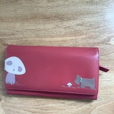 Brand New Radley Flapover Purse - Toadstool. The colour is pinkish red