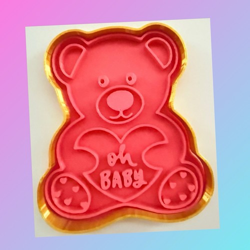 Teddy bear baby cookie - teddy,