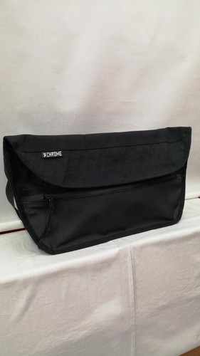Chrome black messenger bag - chrome,