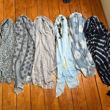 Scarf Shawl Bundle Blue X6