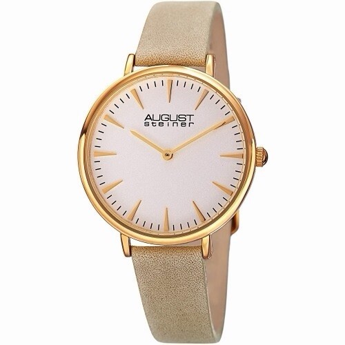 August steiner gold leather - august,