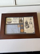 Antique/Victorian Miscellaneous Ephemera Professionally Framed